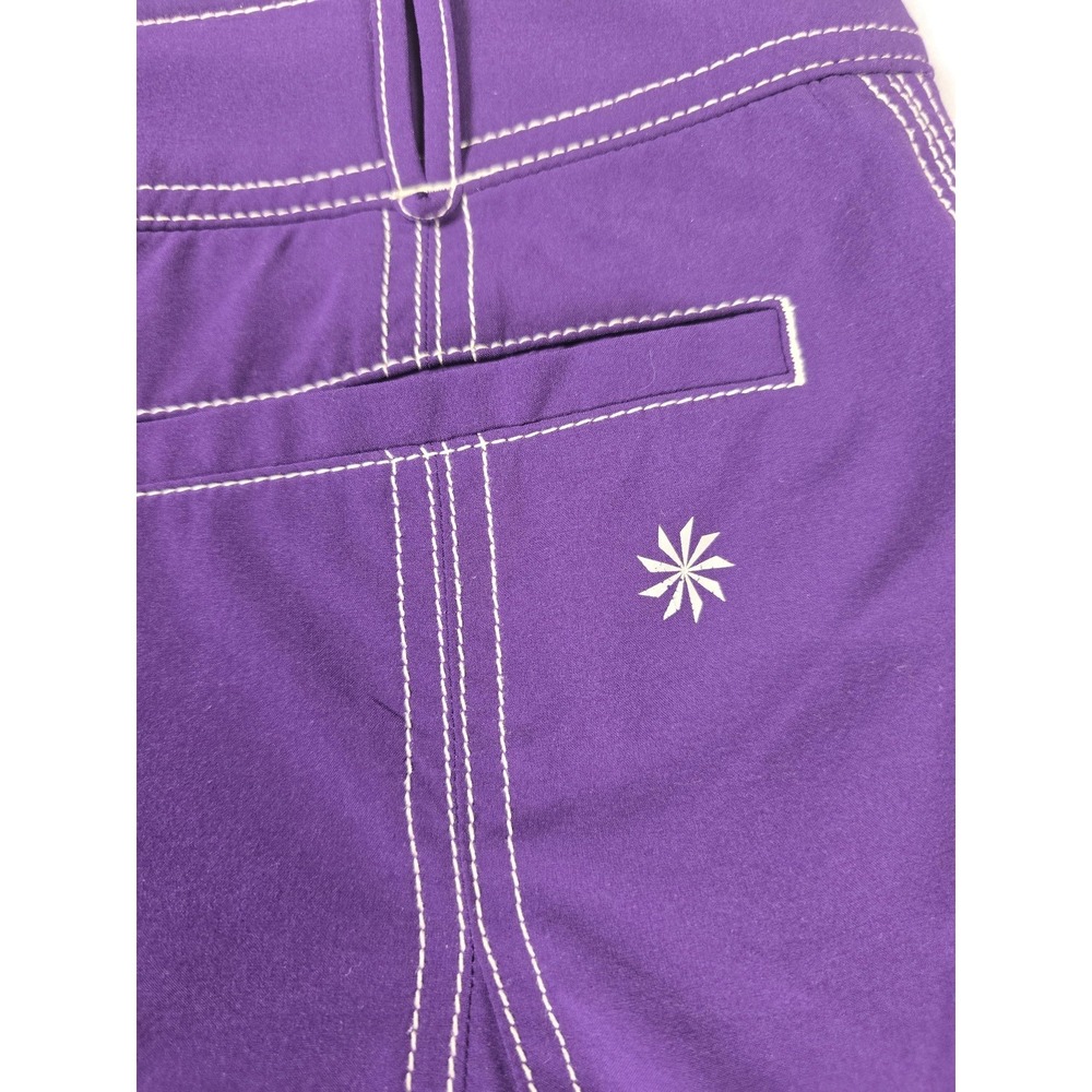Athleta Skort Womens 10P Purple Stretch Athletic Lined Pockets Petites Golf - Picture 9 of 9